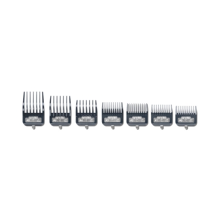 Andis Master Premium Metal Clip Comb Set 7 pc