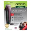 Andis Excel 5-Speed+ Detachable Blade Clipper, Burgundy